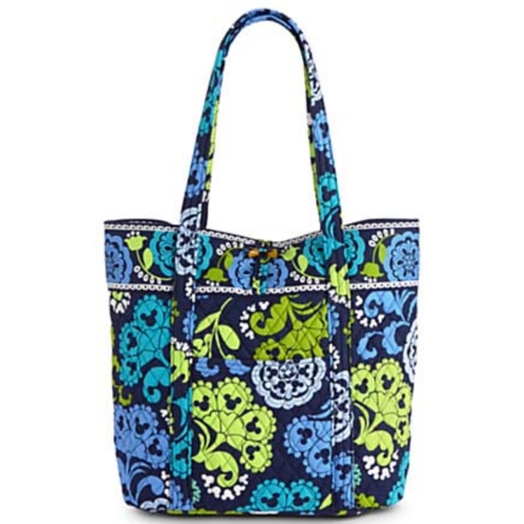 Vera Bradley Vintage Where's Mickey? Retired Print Large Tote - Picture 1 of 16